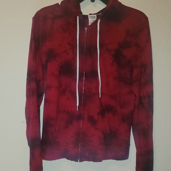 PINK  Victoria’s Secret Tie Die Hoodie - Picture 2 of 6